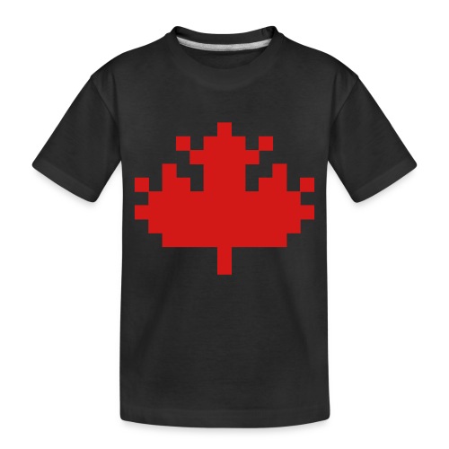 Pixel Maple Leaf - Toddler Premium Organic T-Shirt