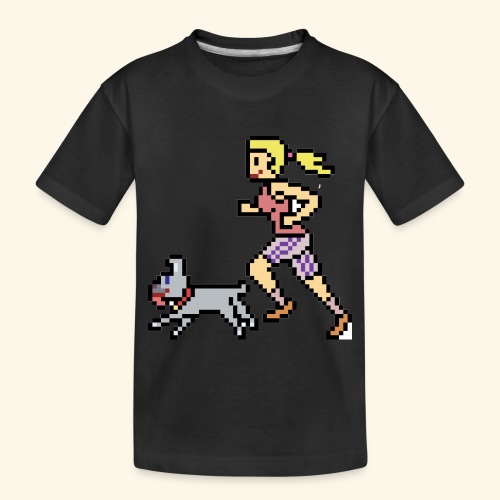 RunWithPixel - Toddler Premium Organic T-Shirt
