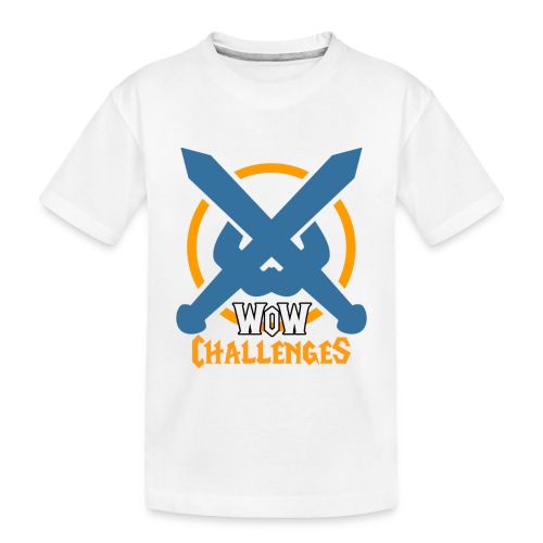 WoW Challenges Logo - Toddler Premium Organic T-Shirt
