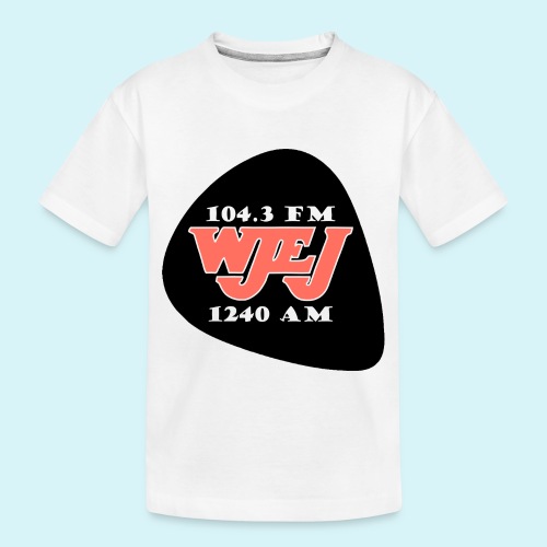 WJEJ Radio AM/FM Guitar Pic Logo - Toddler Premium Organic T-Shirt