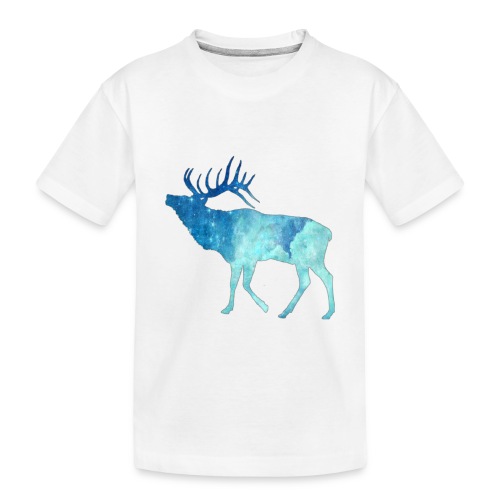 Night time deer - Toddler Premium Organic T-Shirt