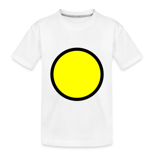 Circle yellow svg - Toddler Premium Organic T-Shirt