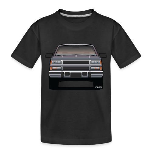 Design Icon: American Bowtie Silver Urban Truck - Toddler Premium Organic T-Shirt