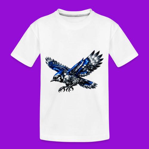 Silver Blue Jay Dive - Toddler Premium Organic T-Shirt