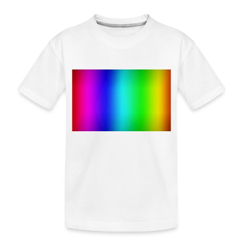 dynamic rainbow background by jvcartoons d2yhko9 j - Toddler Premium Organic T-Shirt