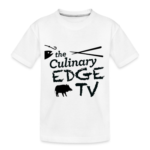 CETV Black Signature Kid and Baby Apparel - Toddler Premium Organic T-Shirt
