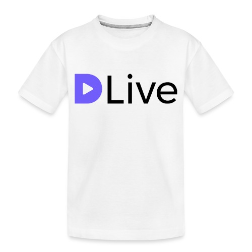 Black DLive Logo - Toddler Premium Organic T-Shirt