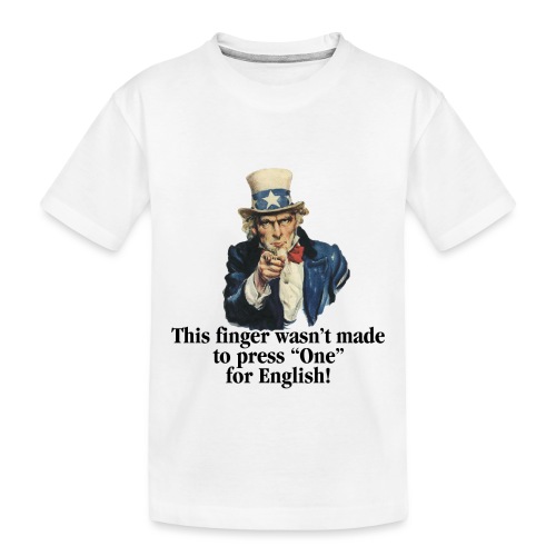 Uncle Sam - Finger - Toddler Premium Organic T-Shirt