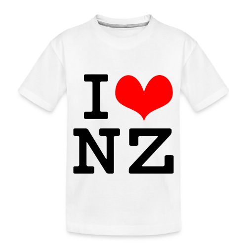 I Love NZ - Toddler Premium Organic T-Shirt