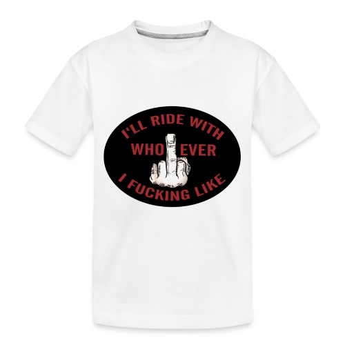 MOTORCYCLE BADGE - Toddler Premium Organic T-Shirt