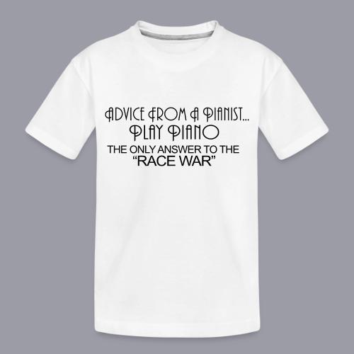 PLAY PIANO - Toddler Premium Organic T-Shirt