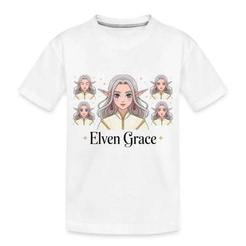Elven Grace Fantasy Elf Maiden Graphic Magic - Toddler Premium Organic T-Shirt