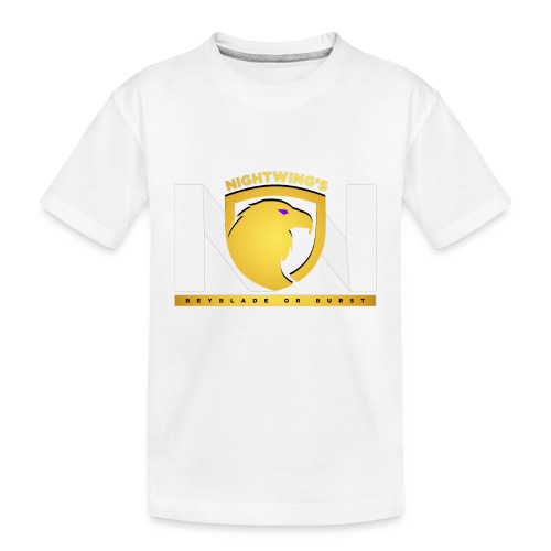 Nightwing GoldxWhite Logo - Toddler Premium Organic T-Shirt
