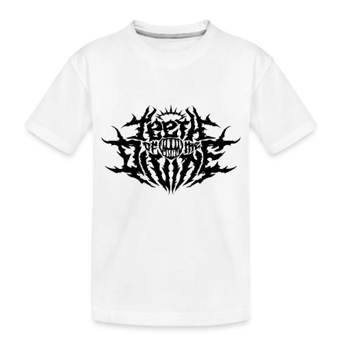 Teeth Of The Divine Logo BLACK - Toddler Premium Organic T-Shirt