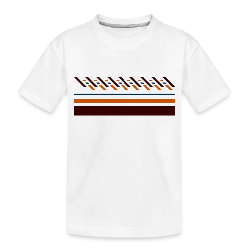 Cute, colorful striped designs for the seasons - Toddler Premium Organic T-Shirt