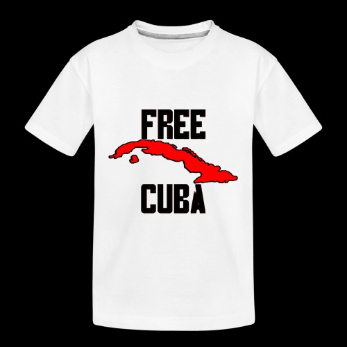 Free Cuba Red - Toddler Premium Organic T-Shirt