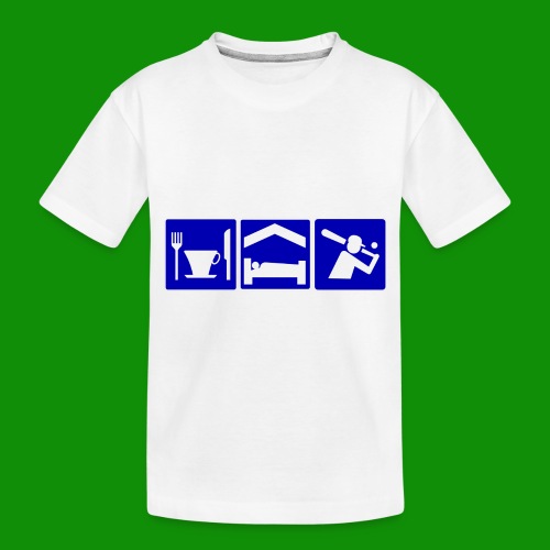 Softball/Baseball Basic Needs - Toddler Premium Organic T-Shirt