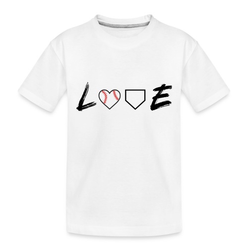Love Baseball - Toddler Premium Organic T-Shirt