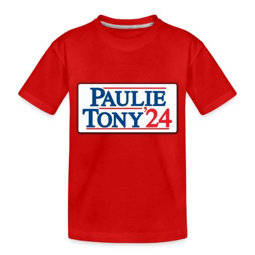 Paulie & Tony for Co-President 2024 - Toddler Premium Organic T-Shirt