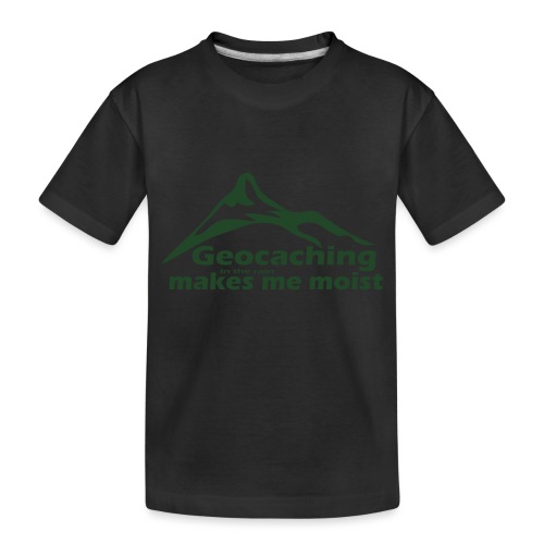 Geocaching in the Rain - Toddler Premium Organic T-Shirt