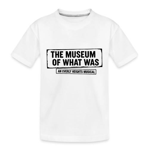 Museum of What Was Logo (Black) - Toddler Premium Organic T-Shirt