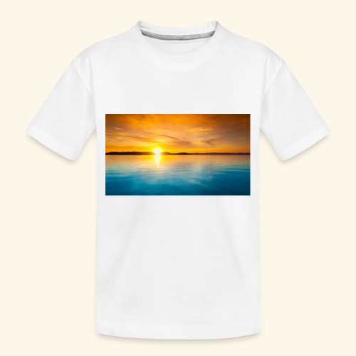 Sunrise over water - Toddler Premium Organic T-Shirt