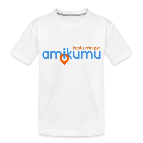 Kaptu min per Amikumu Blua - Toddler Premium Organic T-Shirt