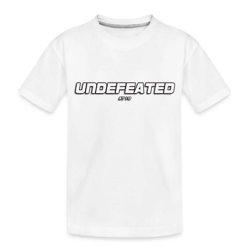 UNDEFEATED (at 1-0) - Toddler Premium Organic T-Shirt