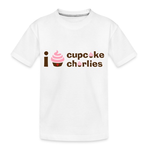 I Heart Cupcake Charlie's - Toddler Premium Organic T-Shirt