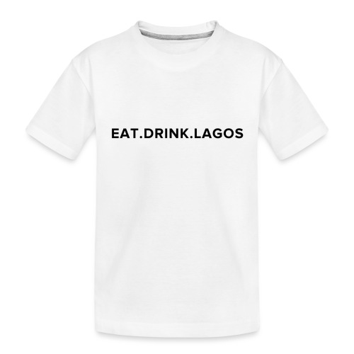 Eat.Drink.Lagos Logo Shirt - Toddler Premium Organic T-Shirt