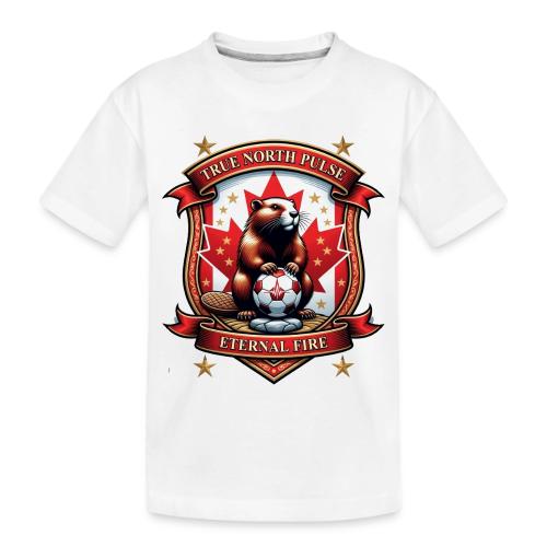 Canada Beaver Crest T-Shirt, Pride Badge Gift - Toddler Premium Organic T-Shirt
