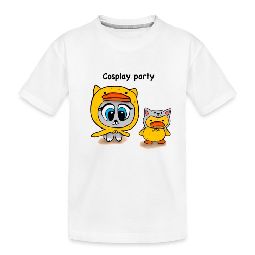 Cosplay party yellow - Toddler Premium Organic T-Shirt
