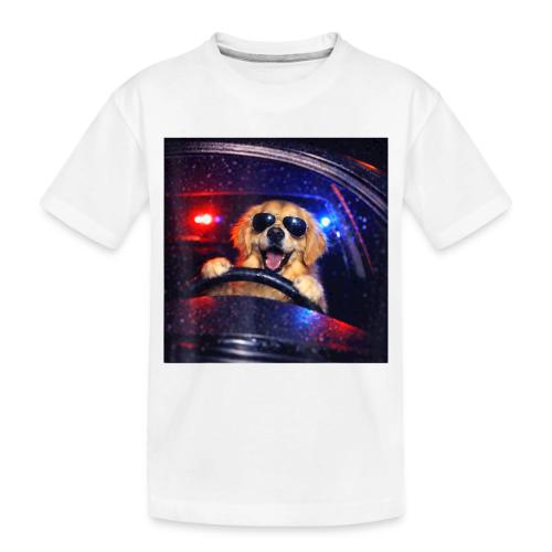 Funny Police Golden Retriever Meme Tee - Toddler Premium Organic T-Shirt