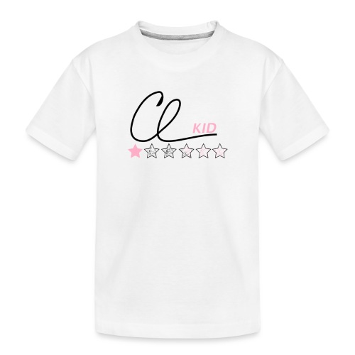 CL KID Logo (Pink) - Toddler Premium Organic T-Shirt