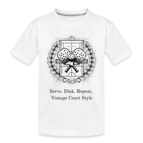 Vintage Pickleball T-Shirt, Mug, & Poster - Toddler Premium Organic T-Shirt