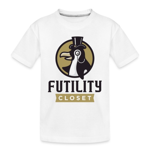 Futility Closet Logo - Color - Toddler Premium Organic T-Shirt