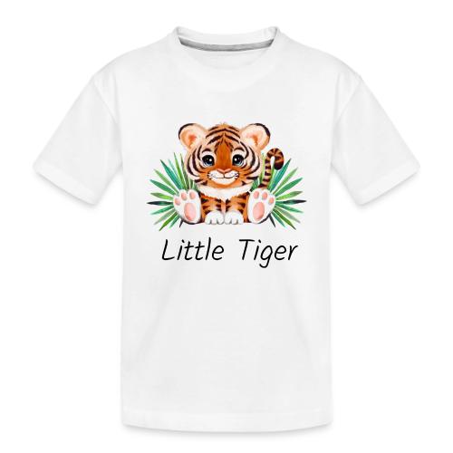 Cute animal little tiger. - Toddler Premium Organic T-Shirt
