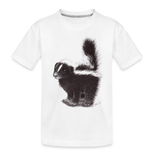 Cool cute funny Skunk - Toddler Premium Organic T-Shirt