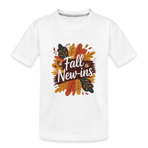 Fall New-Ins Autumn Leaves Acorn Seasonal Outfit - Toddler Premium Organic T-Shirt