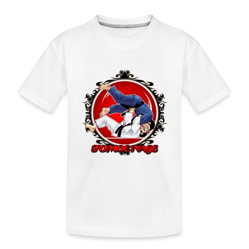 Judo Shirt Jiu Jitsu Shirt Throw Tomoe Nage - Toddler Premium Organic T-Shirt