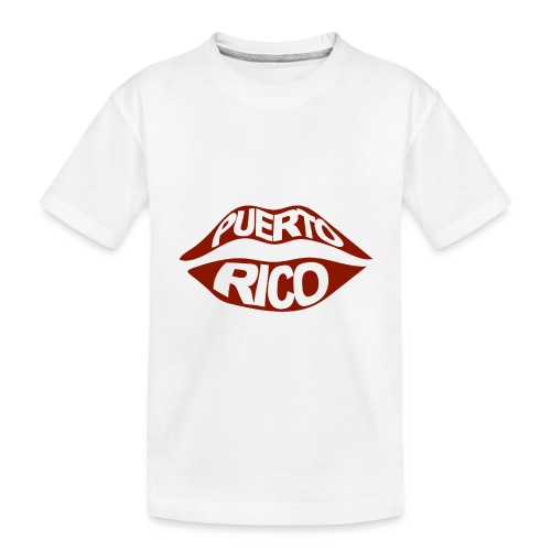 Puerto Rico Lips - Toddler Premium Organic T-Shirt