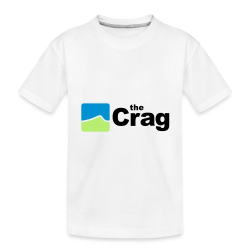 theCrag logo black - Toddler Premium Organic T-Shirt