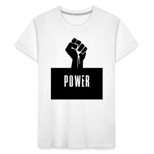 Black Power Raised Fist - Toddler Premium Organic T-Shirt