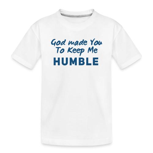 Christian Humility (blue) - Toddler Premium Organic T-Shirt
