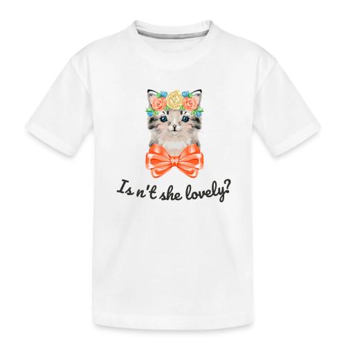 Cute cat - Toddler Premium Organic T-Shirt