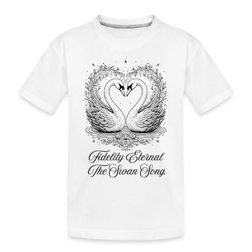 Poetic Swan T-Shirt - Toddler Premium Organic T-Shirt