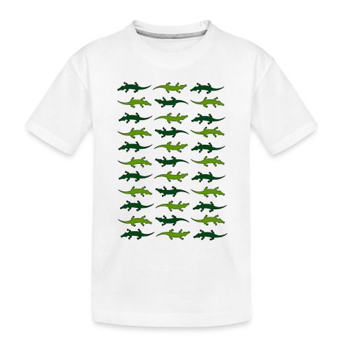 Crocs and gators - Toddler Premium Organic T-Shirt