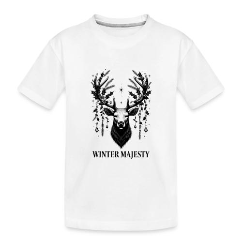 Majestic Reindeer T-Shirt, Poster, & Mug - Toddler Premium Organic T-Shirt