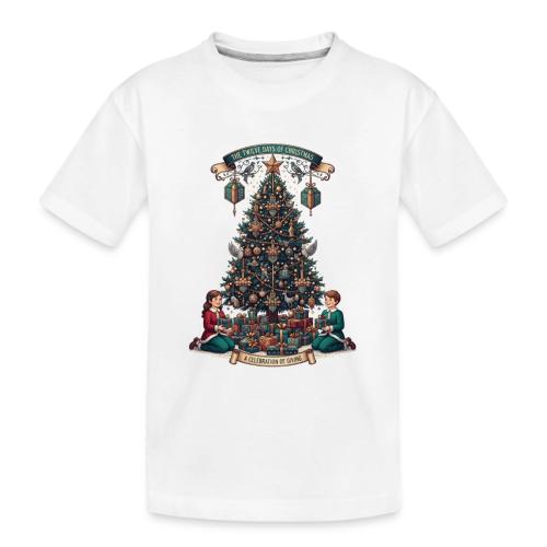 Twelve Days of Christmas T-Shirt - Toddler Premium Organic T-Shirt