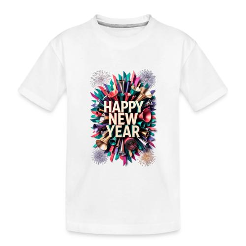 New Year's Party Horn T-Shirt - Toddler Premium Organic T-Shirt